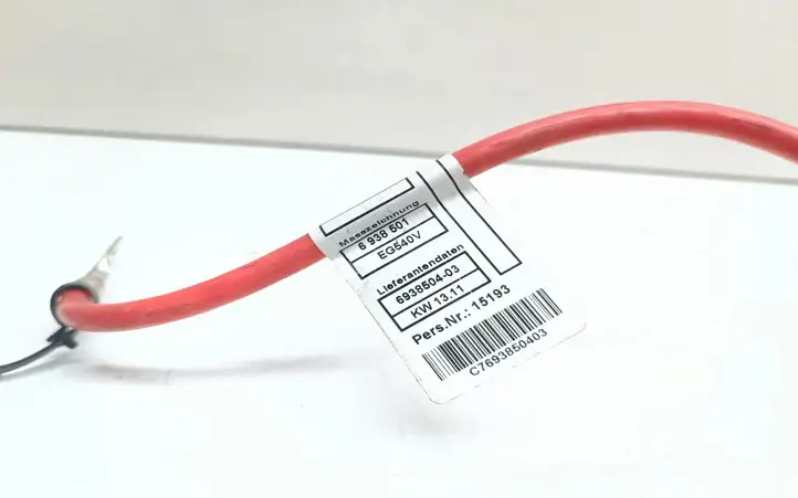 BMW 3 E90 E91 (2005 - 2012) 6938501 Плюсовой провод аккумулятора — фото 2