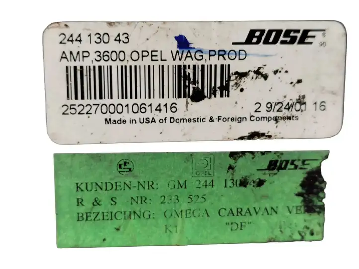 Opel Omega B2 (1999 - 2004) 24413043 Усилитель звука — фото 6