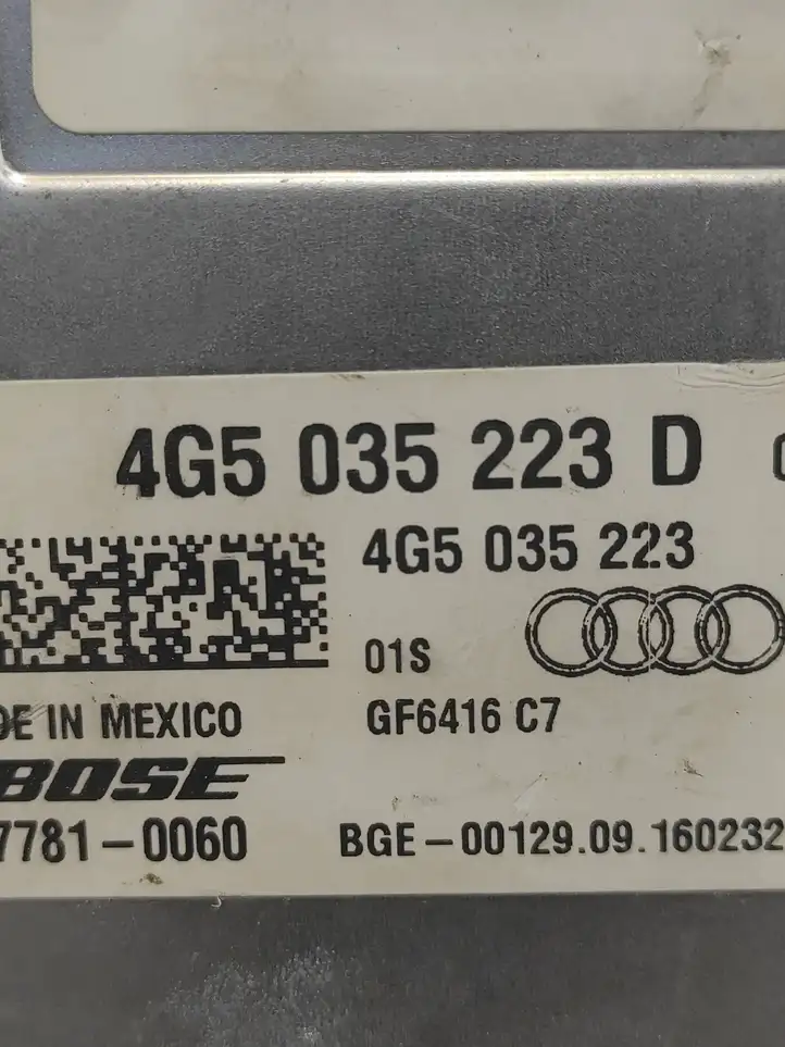 Audi A6 C7 (2011 - 2014) 4G5035223D Усилитель звука — фото 3