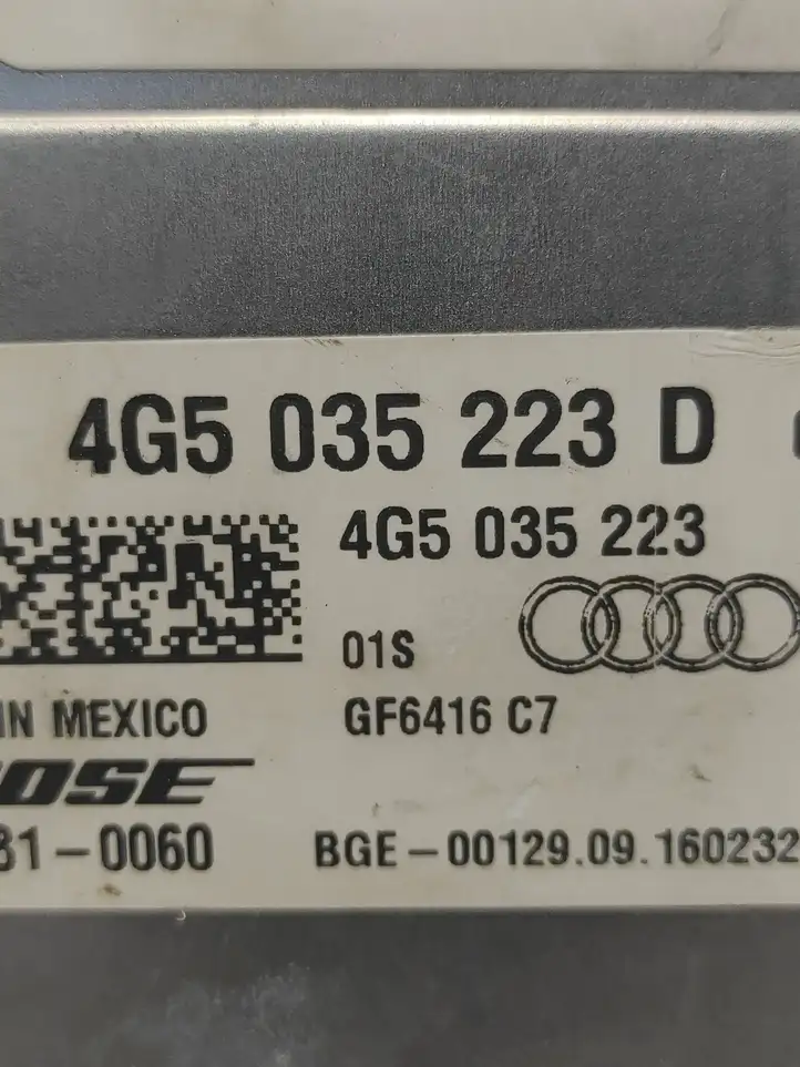 Audi A6 C7 (2011 - 2014) 4G5035223D Усилитель звука — фото 4