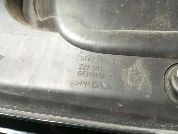 BMW 7 F01 (2008 - 2016) 7186538 Рамка номерного знака — фото 6