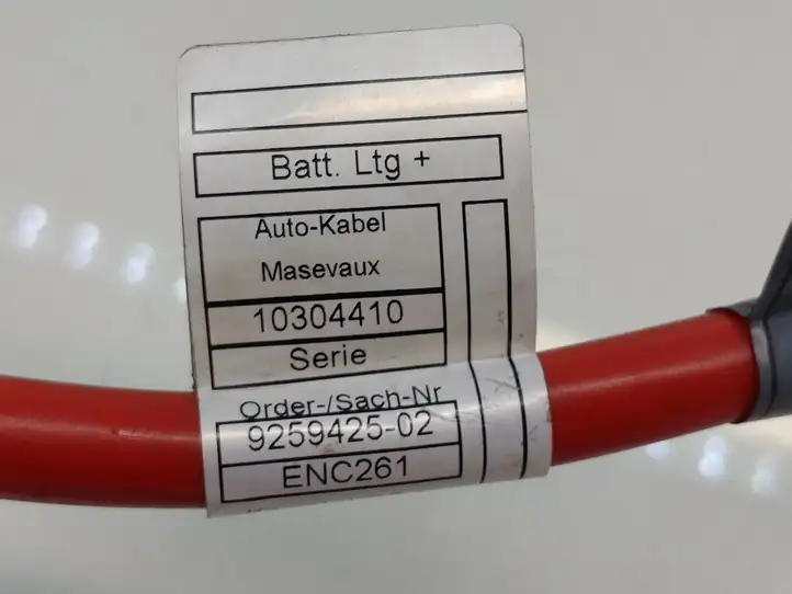 BMW 3 F30 F35 F31 (2012 - 2018) 9259425 Плюсовой провод аккумулятора — фото 7