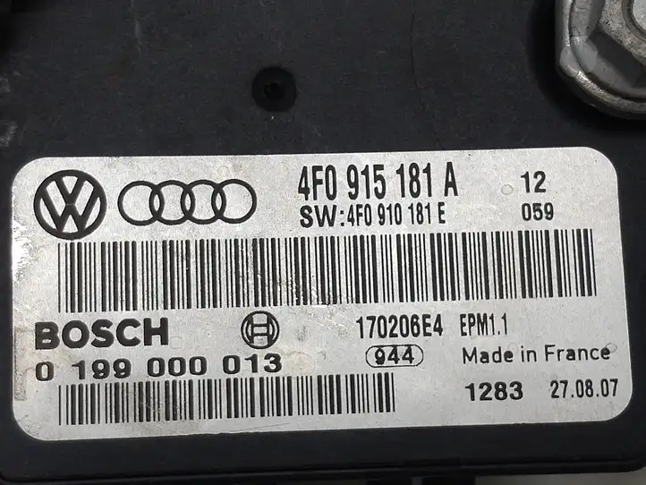 Audi A6 S6 C6 4F (2004 - 2008) 4F0915181A Блок управления электропитанием — фото 8