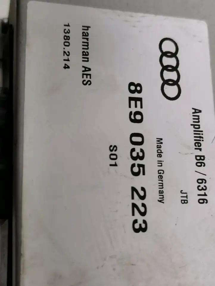 Audi A4 S4 B7 8E 8H (2004 - 2009) 8E9035223 Усилитель звука — фото 6