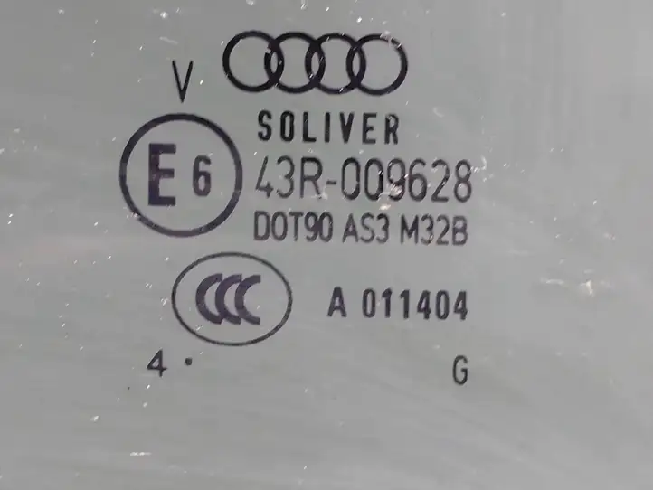 Audi A4 S4 B7 8E 8H (2004 - 2009) A011404 Стекло задней двери — фото 4