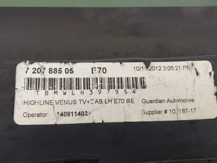 BMW X5 E70 (2006 - 2013) 7207885 Заднее боковое стекло — фото 5