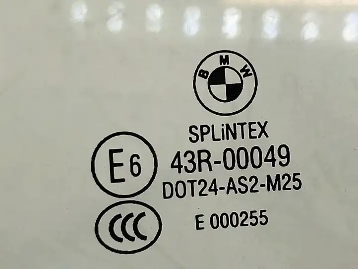 BMW 5 E60 E61 (2004 - 2010) 43R00049 Заднее боковое стекло — фото 3