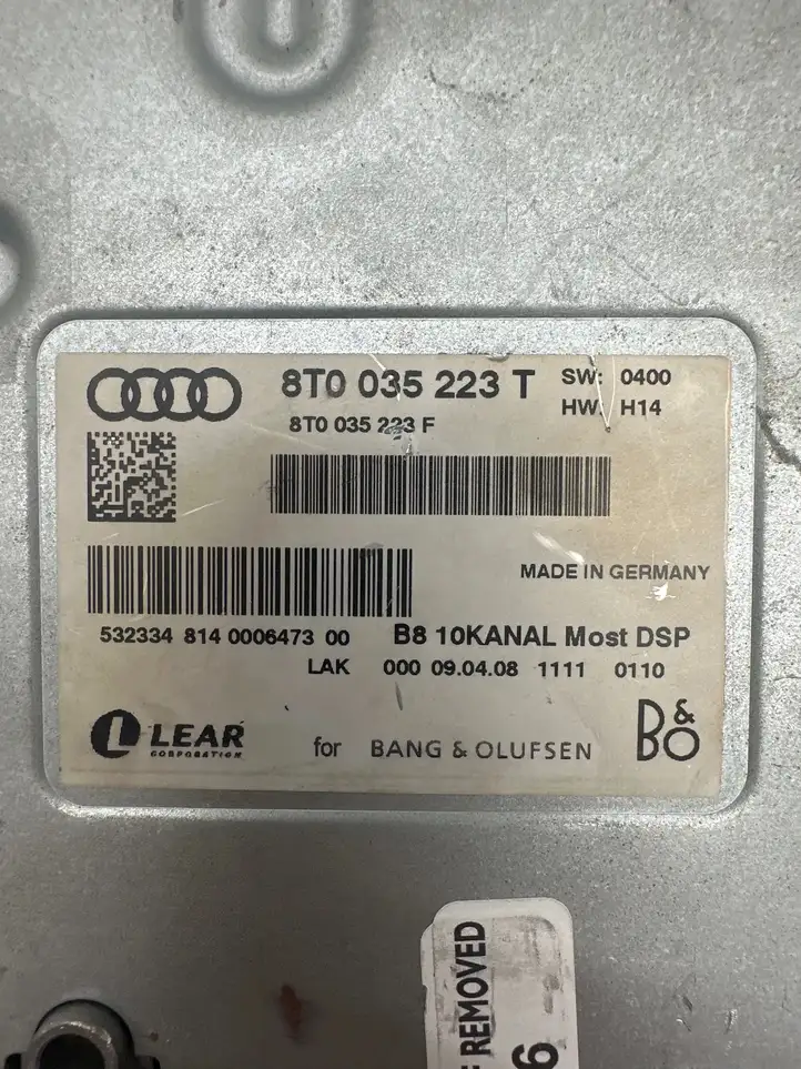 Audi A4 S4 B8 8K (2007 - 2011) 8T0035223F Усилитель звука — фото 4