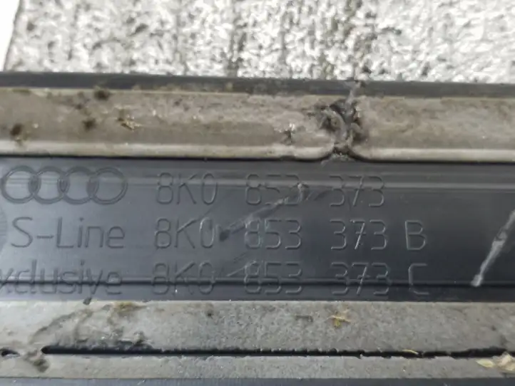Audi A4 S4 B8 8K (2007 - 2011) 8K0853373 Внутренняя отделка переднего порога — фото 3
