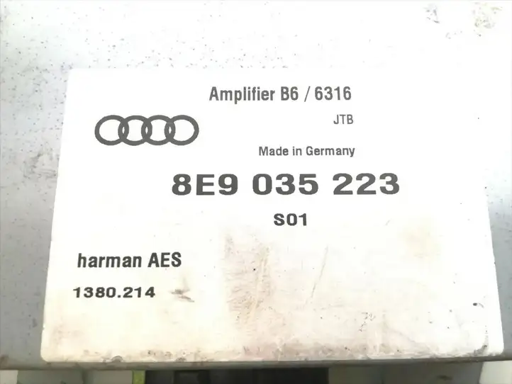 Audi A4 S4 B7 8E 8H (2004 - 2009) 8E9035223 Усилитель звука — фото 5