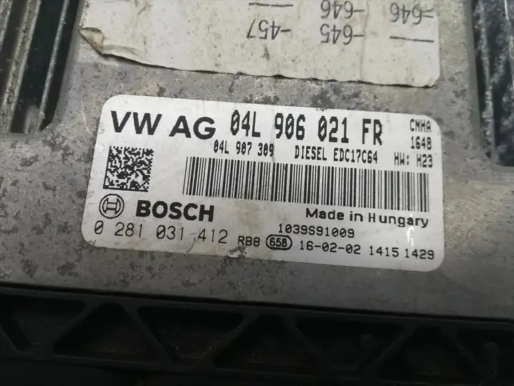Audi A6 C7 (2014 - 2018) 04L906021FR Блок управления двигателем (ЭБУ) — фото 5