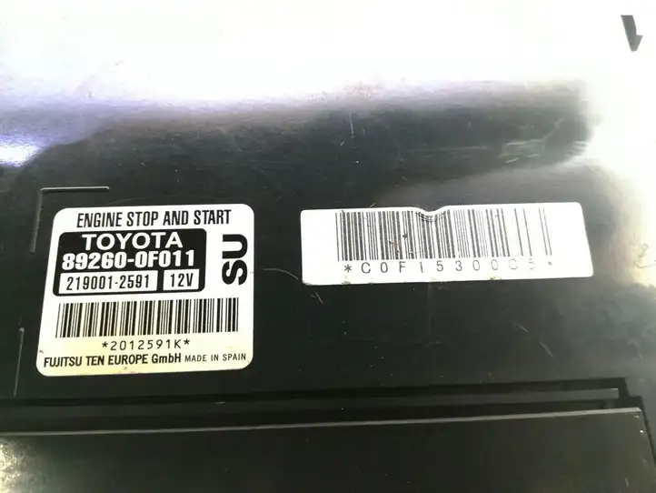 Toyota Verso (2012 - 2015) 89260-0F011 Прочие блоки управления — фото 5
