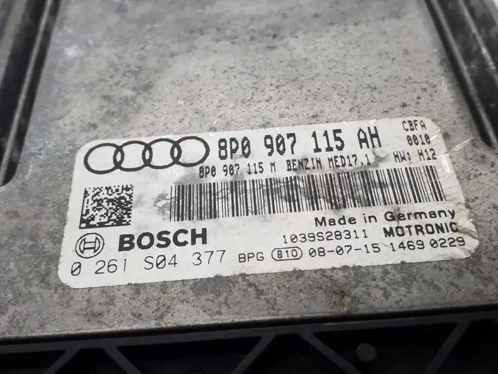 Audi A3/S3 8P (2004 - 2008) 8P0907115AH Блок управления двигателем (ECU) — фото 3