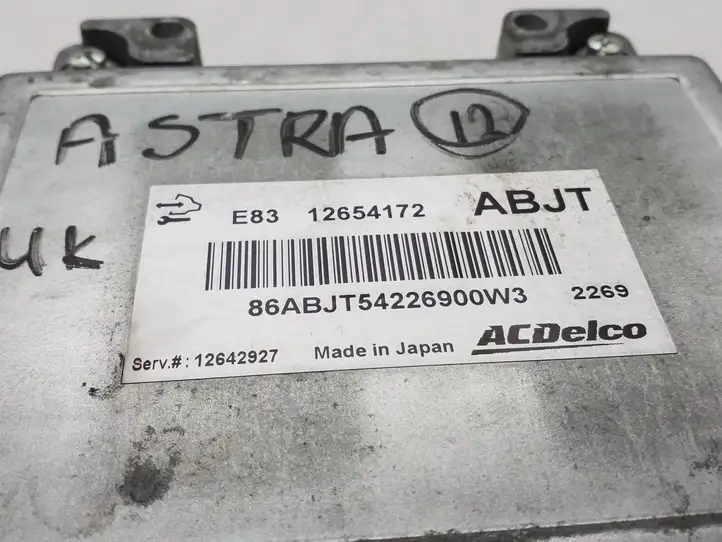 Opel Astra J (2009 - 2012) 12654172 Блок управления двигателем (ECU) — фото 3