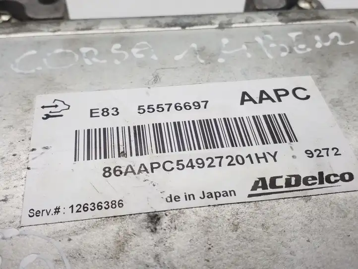 Opel Corsa D (2010 - 2014) 12636386 Блок управления двигателем (ECU) — фото 3