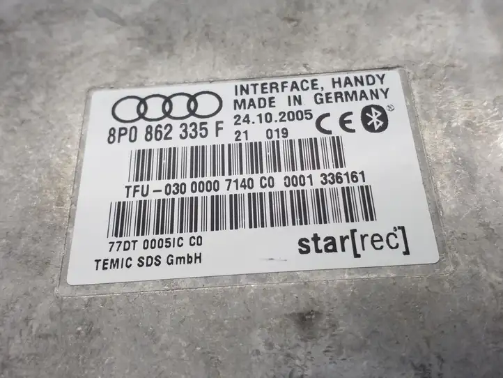 Audi A4 S4 B6 8E 8H (2000 - 2006) 8P0862335F Bluetooth модуль — фото 3