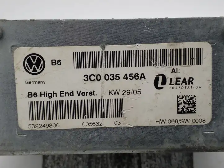 Volkswagen PASSAT B6 (2005 - 2010) 3C0035456A Усилитель звука — фото 3