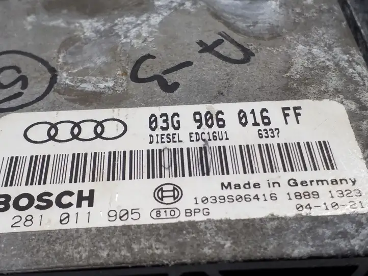 Audi A3/S3 8P (2004 - 2008) 03G906016FF Блок управления двигателем (ECU) — фото 3