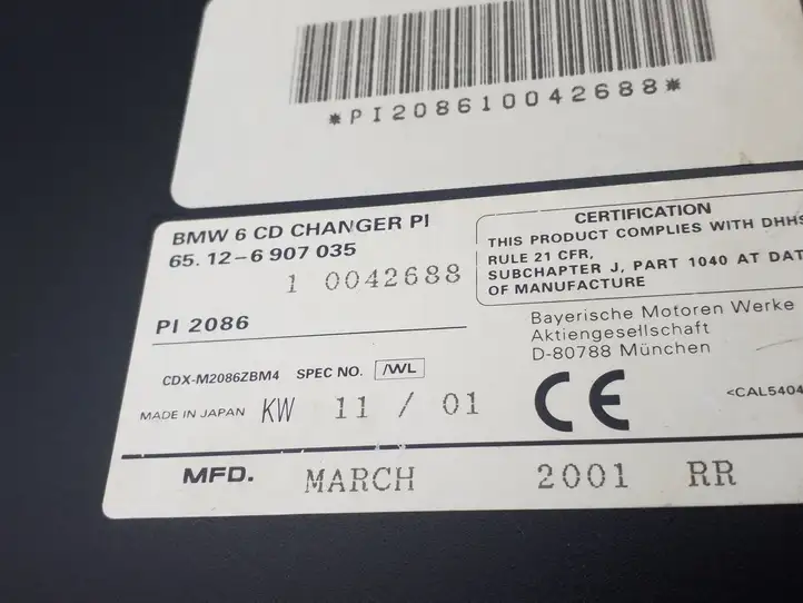 BMW 7 E38 (1993 - 2001) 6907035 Навигационные карты CD/DVD — фото 4