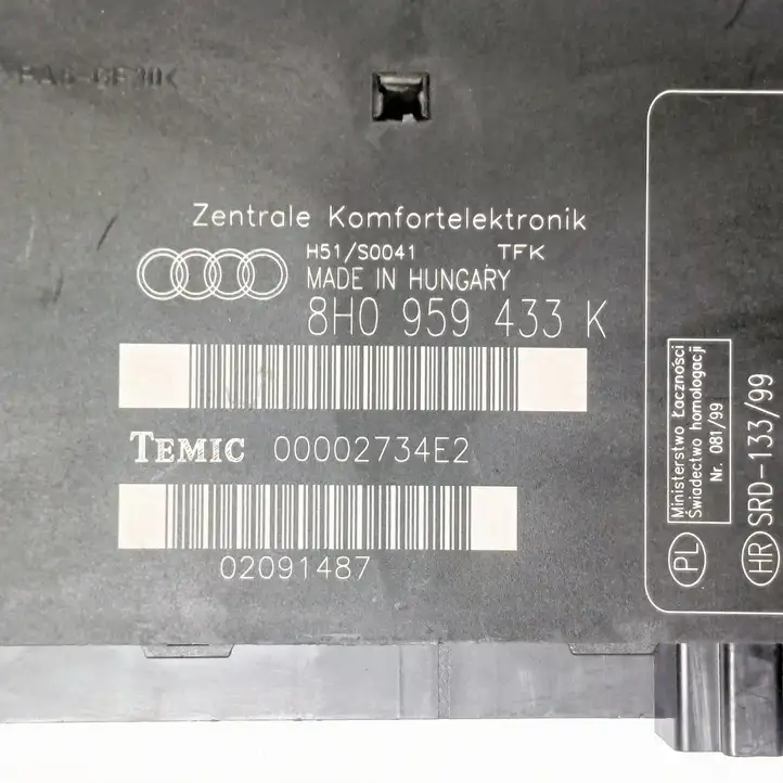Audi A4 S4 B7 8E 8H (2004 - 2009) 8H0959433K Модуль комфорта — фото 4