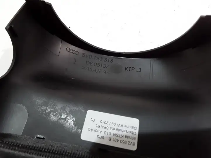 Audi A3/S3 8V (2012 - 2016) 8V0953515 Обшивка рулевой колонки — фото 4
