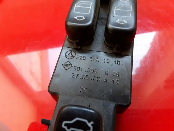 Mercedes-Benz S W220 (1998 - 2006) 2208201010 Блок кнопок стеклоподъемников — фото 4