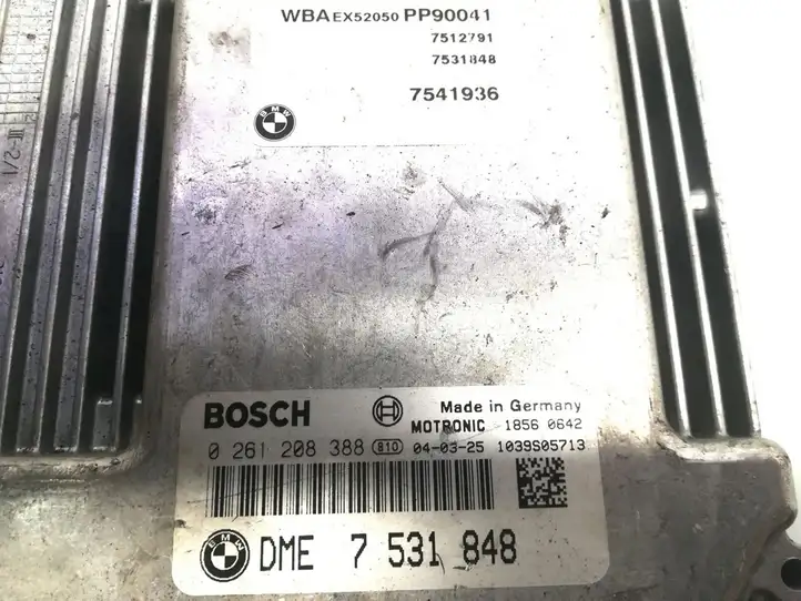 BMW 3 E46 (1998 - 2005) 7531848 Блок управления двигателем (ЭБУ) — фото 5