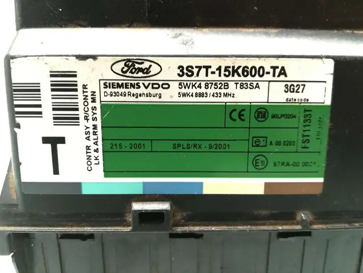 Ford Mondeo Mk III (2000 - 2007) 3S7T-15K600-TA Модуль комфорта — фото 5