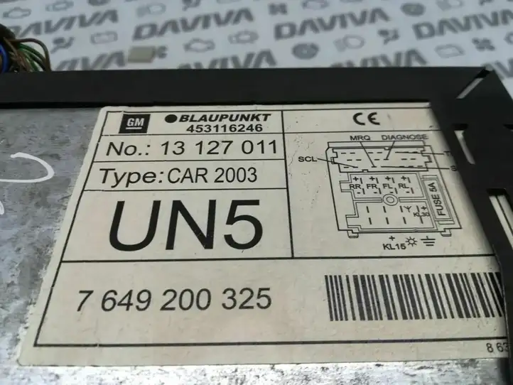 Opel Meriva A (2006 - 2010) 13127011 Магнитола / мультимедийная система — фото 4