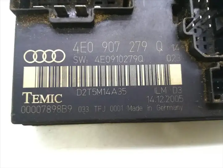 Audi A8 S8 D3 4E (2007 - 2010) 4E0907279Q Модуль комфорта — фото 5