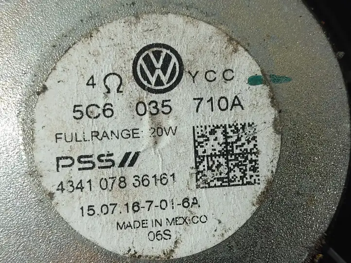 Volkswagen PASSAT B8 USA (2016 - ) 5C6035710A Динамики передних дверей — фото 4