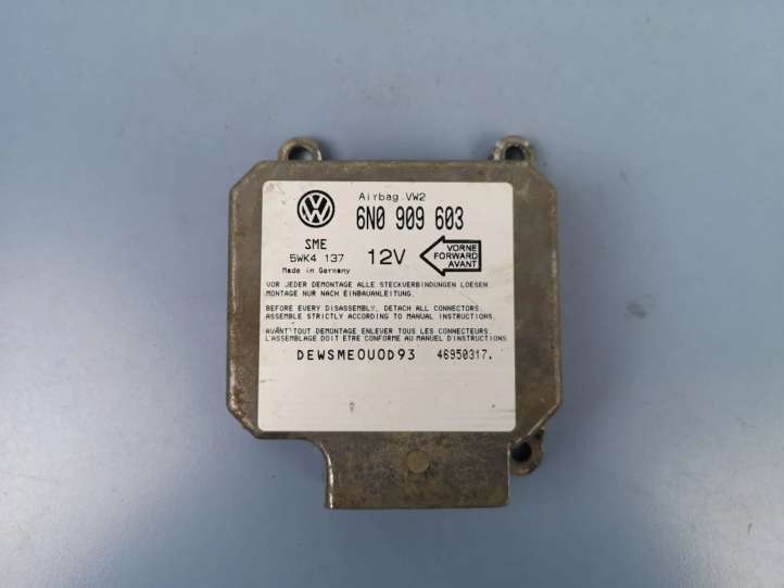 6N0909603 Volkswagen Sharan Oro pagalvių valdymo blokas