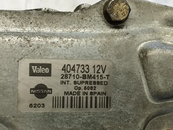 Nissan Almera N16 (2000 - 2010) 28710BM415T Двигатель стеклоочистителя заднего стекла — фото 5