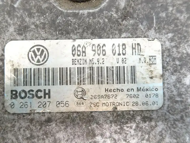 Volkswagen New Beetle (1997 - 2005) 06A906018HD Блок управления двигателем (ЭБУ) — фото 4