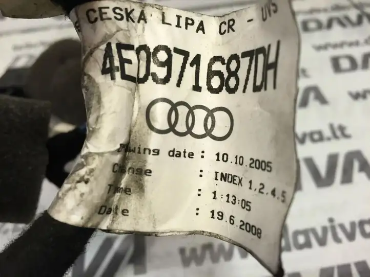 Audi A8 S8 D3 4E (2007 - 2010) 4E0971687DH Проводка задней двери — фото 4