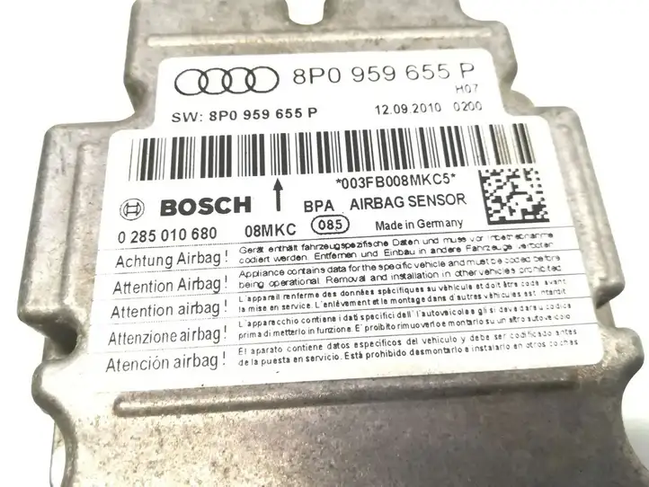 Audi A3/S3 8P (2008 - 2013) 8P0959655P Блок управления SRS — фото 5