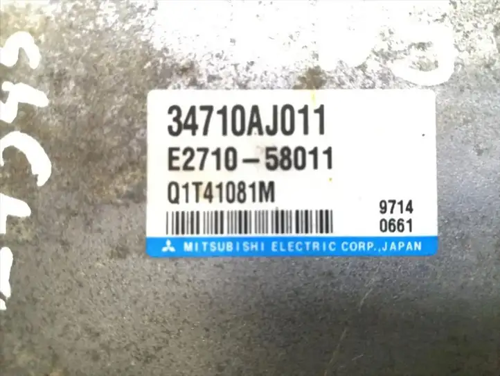 Subaru Legacy (2003 - 2009) 34710AJ011 Блок управления рулевой рейкой — фото 5