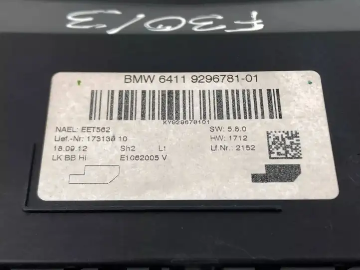 BMW 3 F30 F35 F31 (2012 - 2018) 9296781 Модуль управления кондиционером — фото 8
