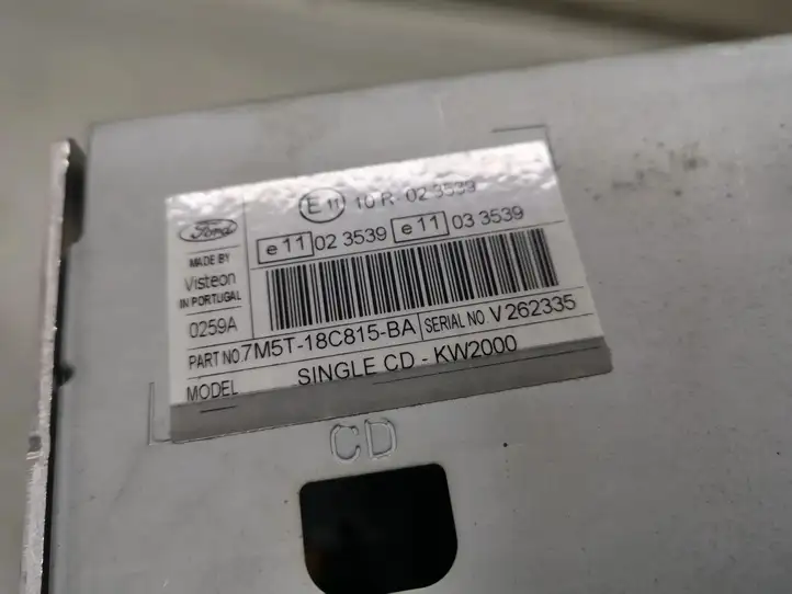 Ford Focus (2005 - 2008) 7M5T18C815BA Магнитола / мультимедийная система — фото 2