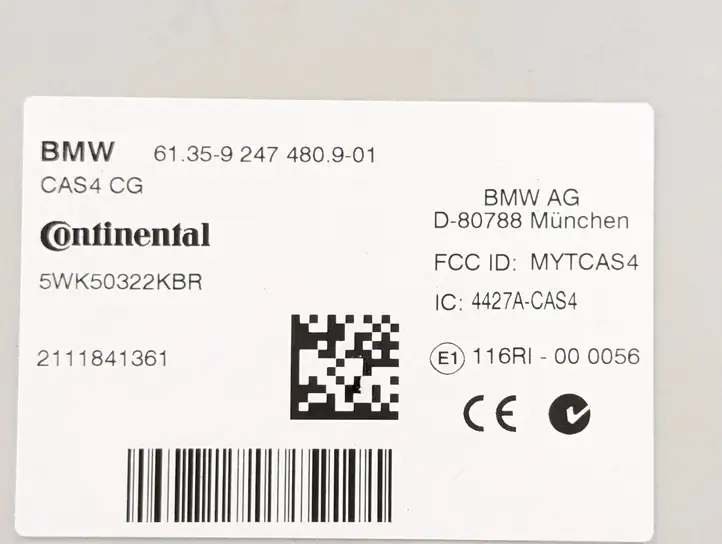 BMW X3 F25 (2010 - 2017) 9247480 Комплект системы зажигания — фото 7