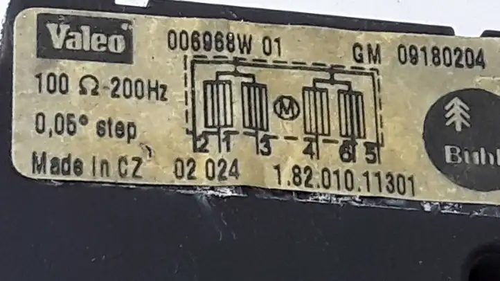 Opel Vectra C (2002 - 2005) 09180204 Двигатель задвижки потока воздуха — фото 2