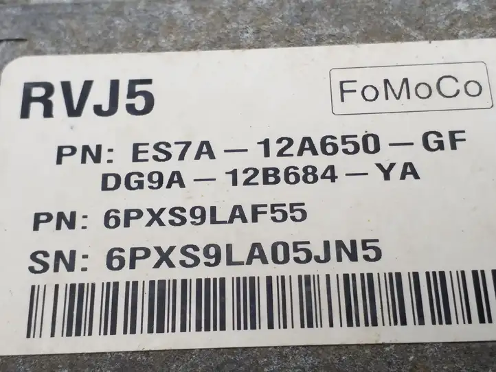 Ford Fusion II (2013 - ) ES7A12A650GF Блок управления двигателем (ECU) — фото 2
