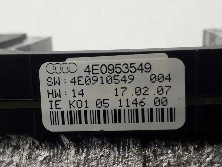 Audi A8 S8 D3 4E (2005 - 2007) 4E0953549 Датчик угла поворота руля — фото 3