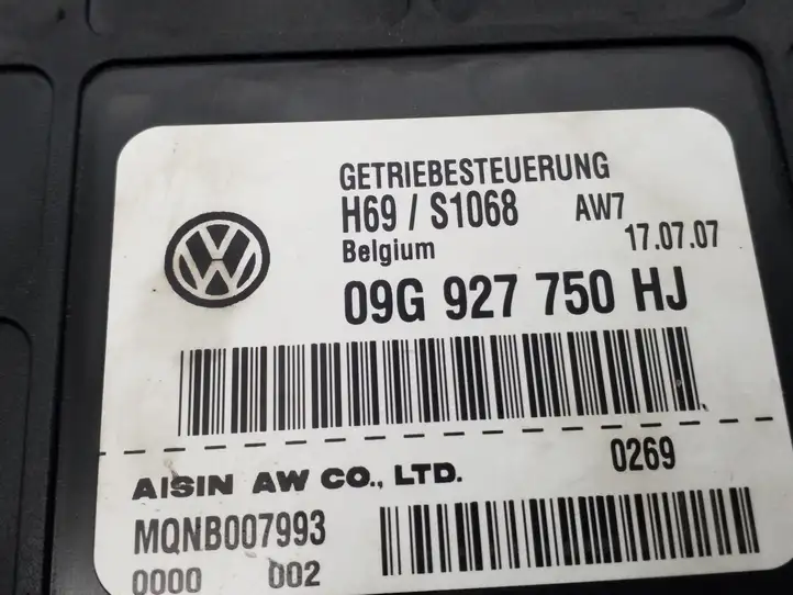 Volkswagen PASSAT B6 (2005 - 2010) 09G927750HJ Блок управления АКПП — фото 3