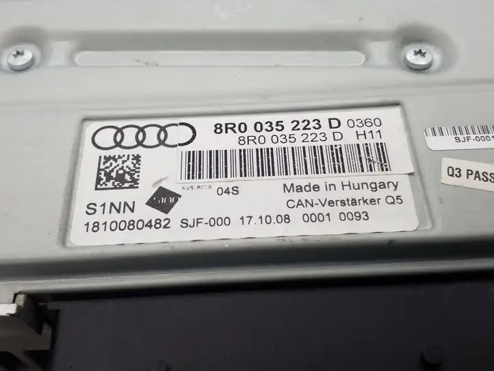 Audi Q5 SQ5 (2008 - 2012) 8R0035223D Усилитель звука — фото 3