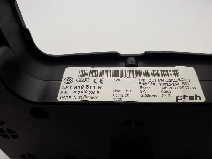 Audi A6 S6 C6 4F (2008 - 2011) 4F1919611N Контроллер мультимедийной системы — фото 4