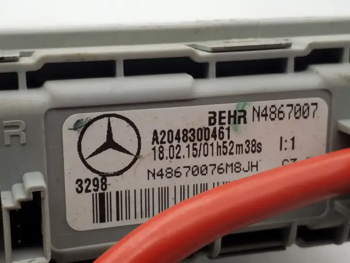 Mercedes-Benz C W204 (2007 - 2014) A2048300461 Электрический отопитель салона — фото 2