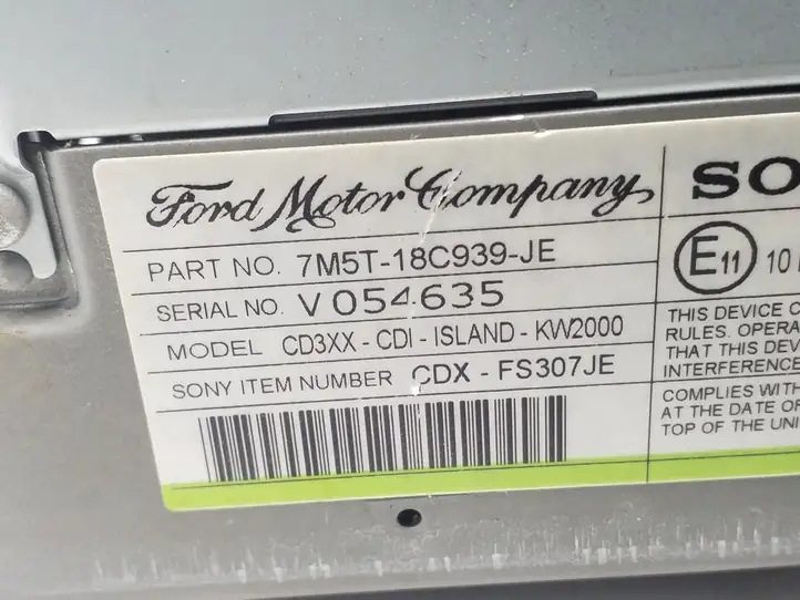 Ford Focus (2005 - 2008) 7M5T18C939JE Магнитола / мультимедийная система — фото 4
