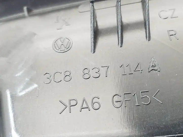 Volkswagen PASSAT CC (2008 - 2012) 3C8837114A Внутренняя ручка двери — фото 3