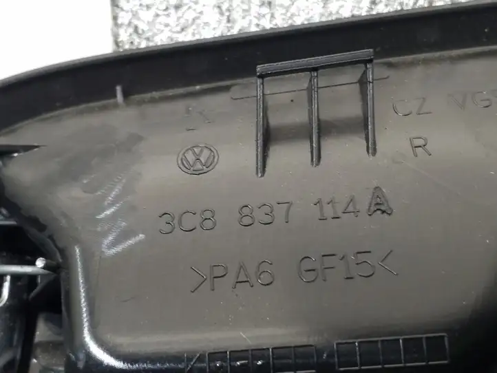 Volkswagen PASSAT CC (2008 - 2012) 3C8837114A Внутренняя ручка двери — фото 3